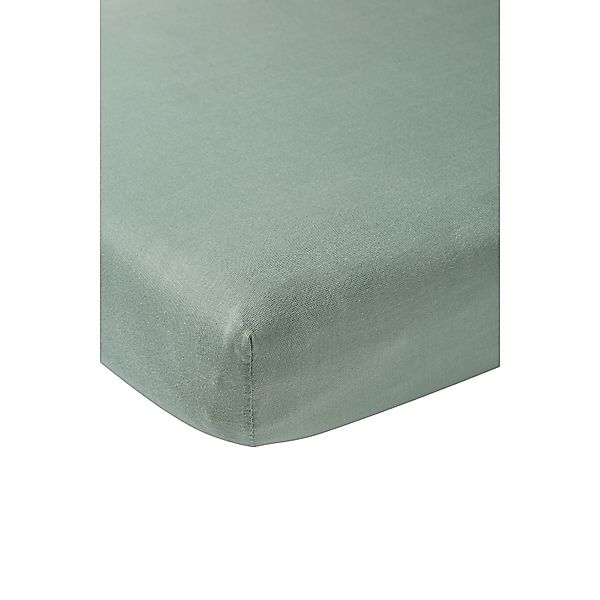 Meyco Baby Spannbettlaken 0 Stone Green, günstig online kaufen