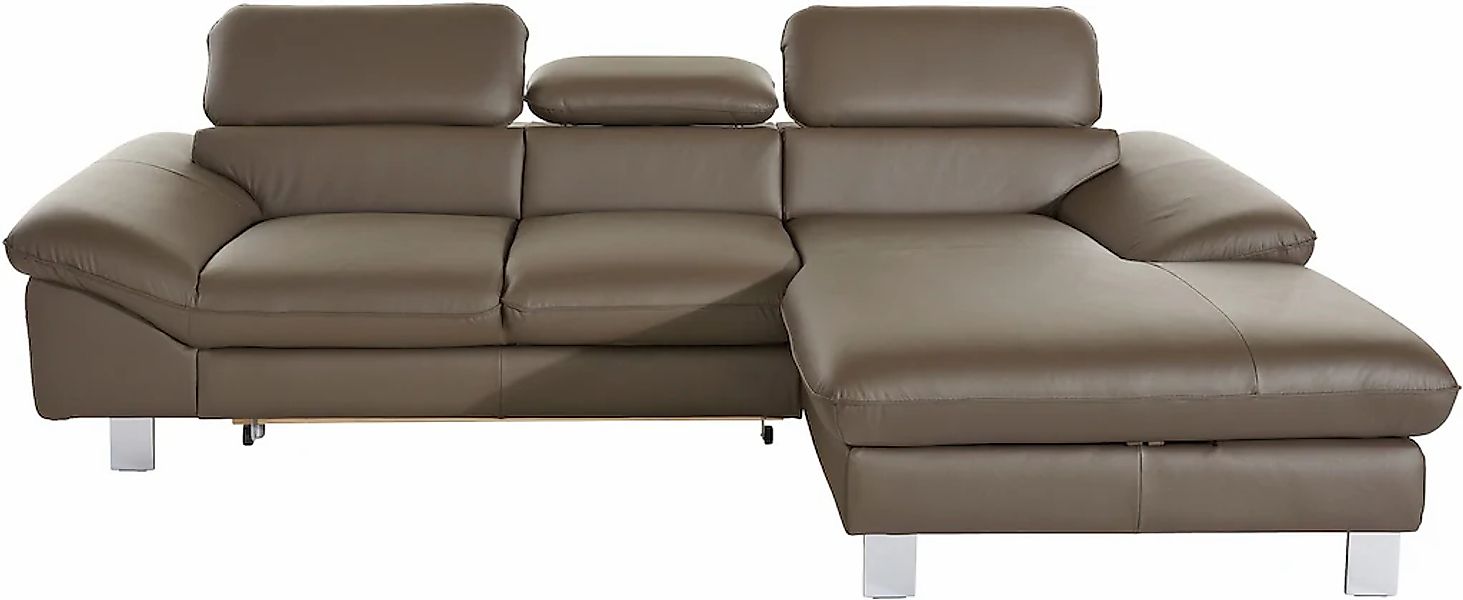 COTTA Ecksofa "Driver L-Form" mit Kopfteilverstellung, wahlweise mit Bettfu günstig online kaufen