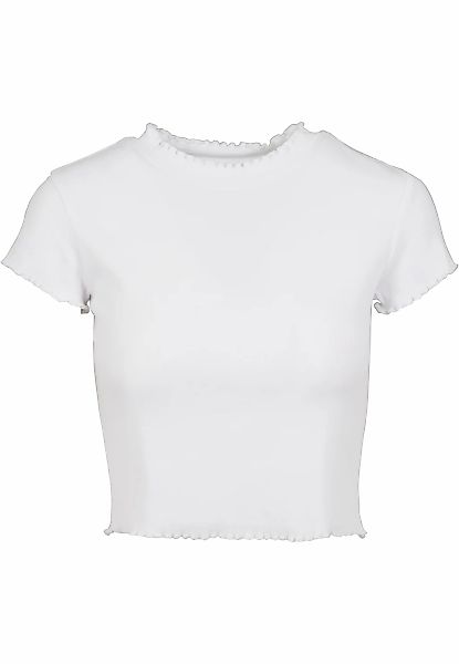 URBAN CLASSICS T-Shirt "Urban Classics Damen Ladies Cropped Rib Tee" 1 Stk. günstig online kaufen