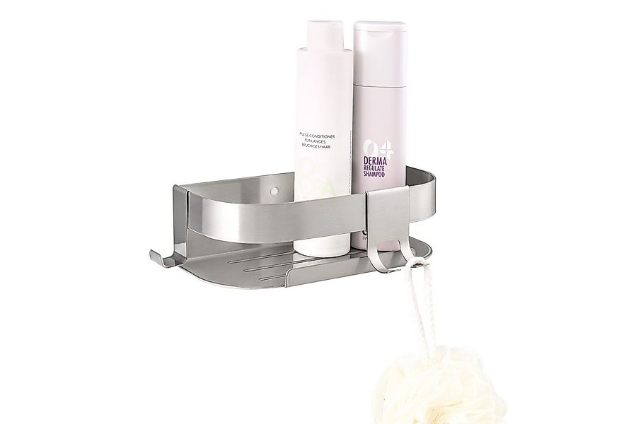 eluno Duschablage mit 2-Wege-Montage, werkzeuglosen Wandmontage, Edelstahl, günstig online kaufen