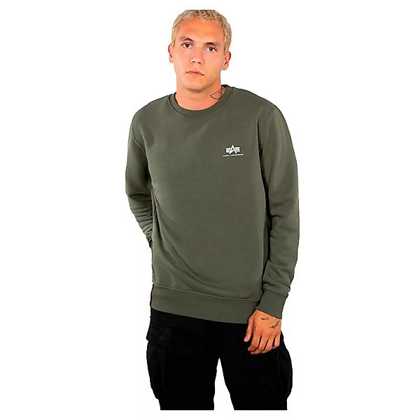 Alpha Industries Basic Small Logo Sweatshirt XS Dark Olive günstig online kaufen