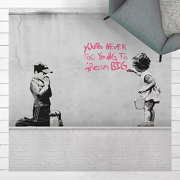 Vinyl-Teppich Dream Big - Brandalised ft. Graffiti by Banksy günstig online kaufen