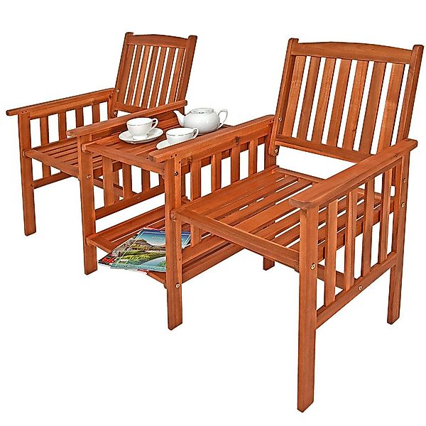 Casaria Bank Tete a Tete, Gartenbank günstig online kaufen