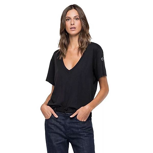 Replay W3505 Kurzärmeliges T-shirt S Black günstig online kaufen