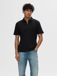 Selected Poloshirt SLHFAVE ZIP SS POLO günstig online kaufen