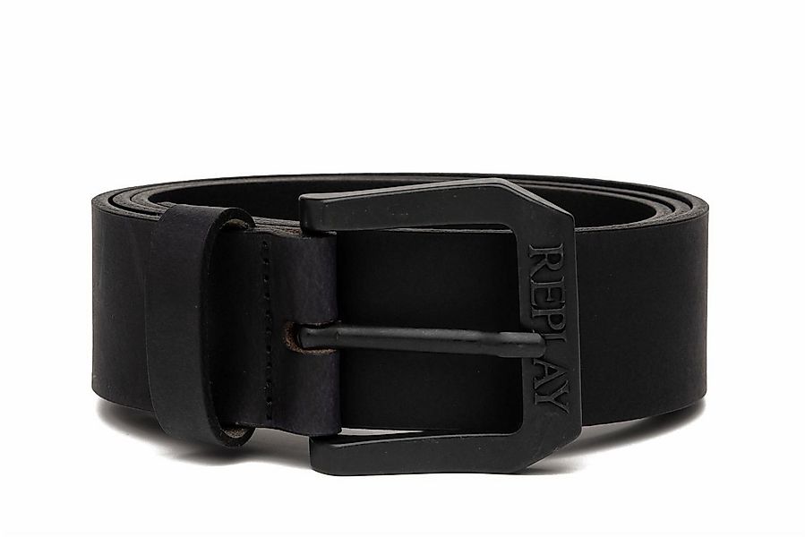Replay Ledergürtel mit matter Schließe günstig online kaufen