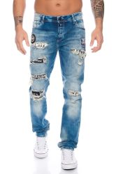 Cipo & Baxx Slim-fit-Jeans Herren Destroyed günstig online kaufen