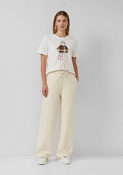 s.Oliver Jogginghose Hose Sweathose mit weitem Bein und Elastikbund günstig online kaufen