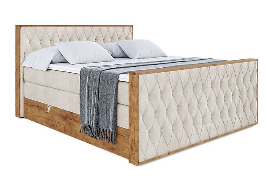 ALTDECOR Boxspringbett LOLLI5-Z KING (Multipocket-Matratze H4, H3 Matratze günstig online kaufen