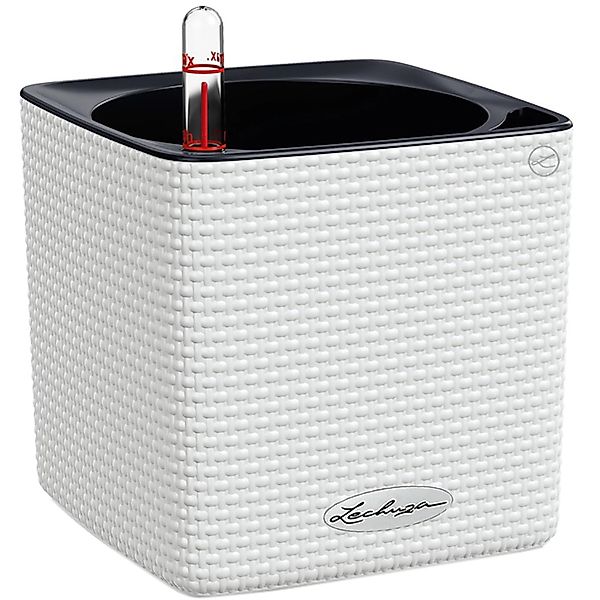 Lechuza® Blumentopf Cube Color 14 - schiefergrau AIO Komplettset günstig online kaufen