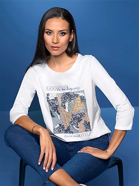 heine 3/4-Arm-Shirt "Shirt", 1 Stk. günstig online kaufen