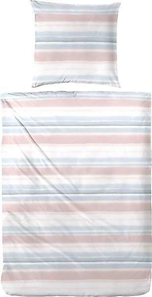 Primera Bettwäsche "Bio-Renforce-Bettwäsche Blurred Lines" 2 Stk. mit moder günstig online kaufen