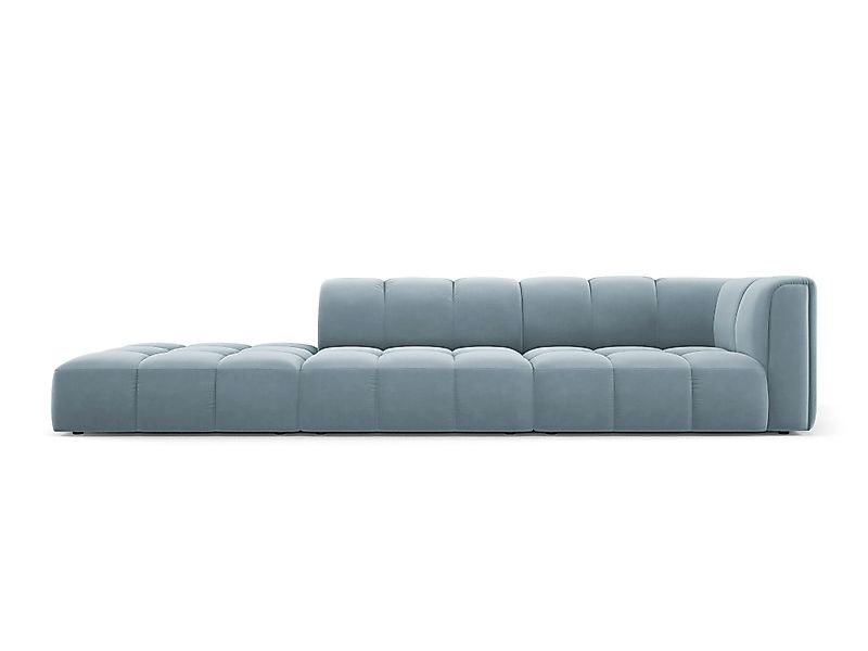 Milo Casa | Ecksofa Francesca Samt links 4-Sitzer günstig online kaufen
