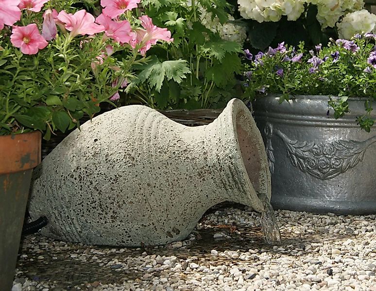 Ubbink AcquaArte Larissa Amphore Antik-Look Gartenbrunnen Set Springbrunnen günstig online kaufen