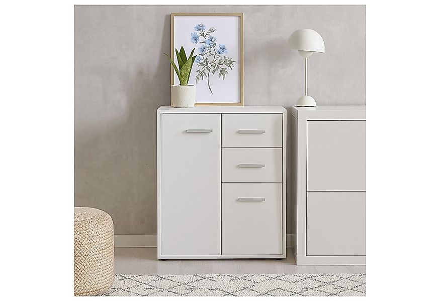 HTI-Living Sideboard Kommode mit 2 Schubladen Nina Weiß (Stück, 1 St., 1 Ko günstig online kaufen