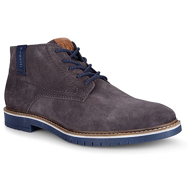 bugatti Mittelhoher Schnürschuh, Wechselfußbett Farbe dunkelgrau Größe: EU4 günstig online kaufen