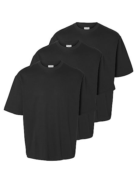Selected Rundhalsshirt SLHLOOSEOSCAR SS O-NECK TEE günstig online kaufen