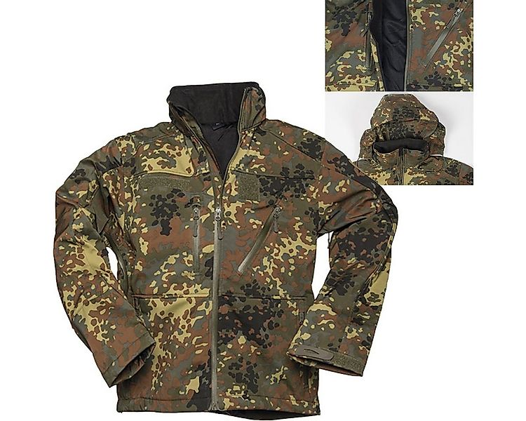 Mil-Tec Outdoorjacke Militär Softshell Jacke SCU 14 Wasserabweisend günstig online kaufen