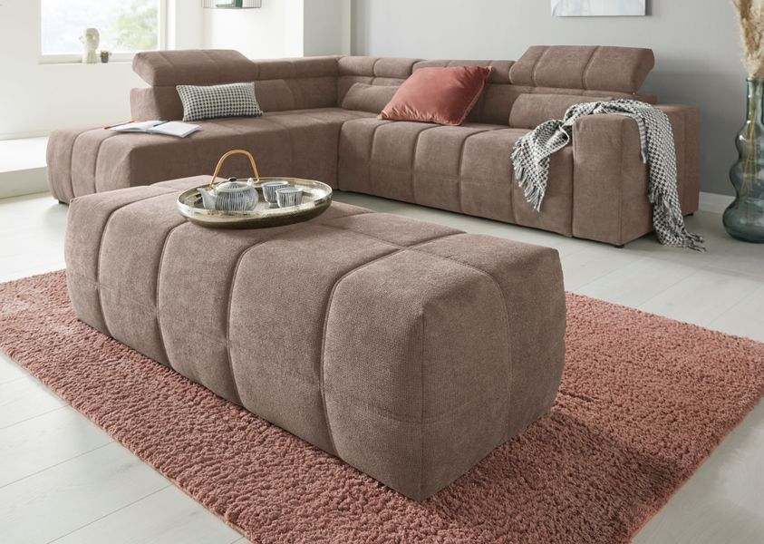DOMO collection Hocker "Brandon" große Ausführung passend zu "Brandon", auc günstig online kaufen
