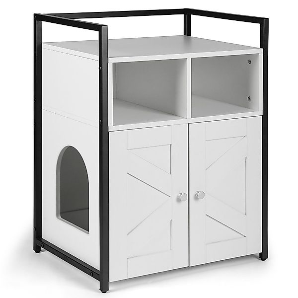 VOWNER Tierhaus Katzenstreu-Eimer-Schrank mit Doppel-Türen und günstig online kaufen