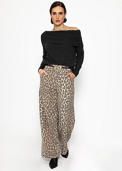 SASSYCLASSY Strickpullover Oversize Pullover Damen mit "NYC" Schriftzug Loc günstig online kaufen