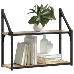 vidaXL Regal Wandregal Eiche handwerklich 60 günstig online kaufen