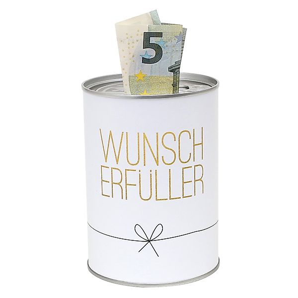 Dekohelden24 Spardose Metall-Spardosen - in Konservendose-Design günstig online kaufen