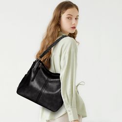 TAN.TOMI Schultertasche Handtasche Damen Shopper Lederimitat günstig online kaufen