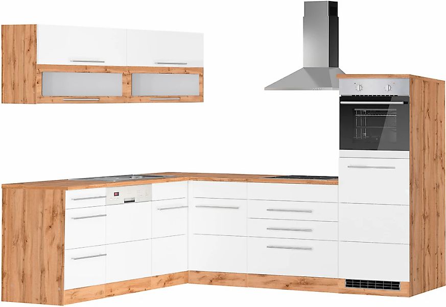 KOCHSTATION Winkelküche "KS-Wien" Stellbreite 220 x 250 cm, wahlweise mit E günstig online kaufen