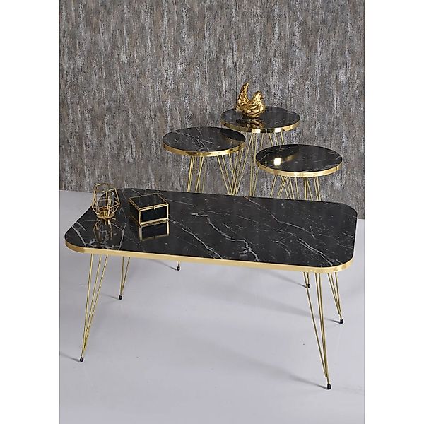 Jungengel Couchtisch Luxus Couchtisch Set 4-teilig günstig online kaufen