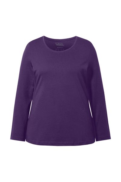 Ulla Popken T-Shirt Shirt Slim Rundhalsausschnitt günstig online kaufen