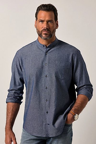 JP1880 Businesshemd JP1880 Jeanshemd Denim Langarm Stehkragen bis 8 XL günstig online kaufen