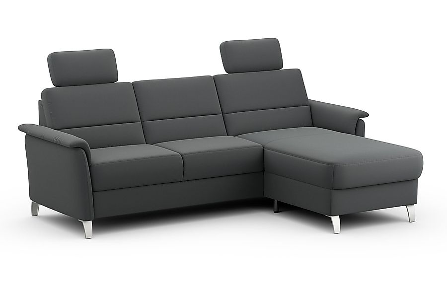 sit&more Ecksofa "Palmera L-Form, B: 244 cm" optional Bettfunktion & Bettka günstig online kaufen