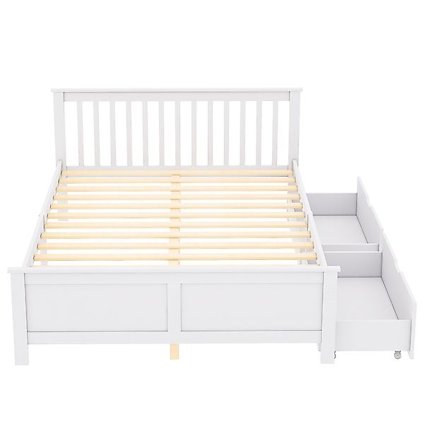 SOFTWEARY Massivholzbett (Doppelbett mit Lattenrost und günstig online kaufen