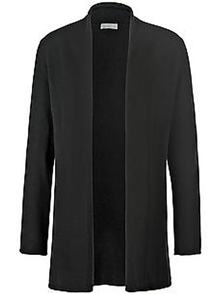 Strickjacke aus Schurwolle und Kaschmir Peter Hahn schwarz günstig online kaufen