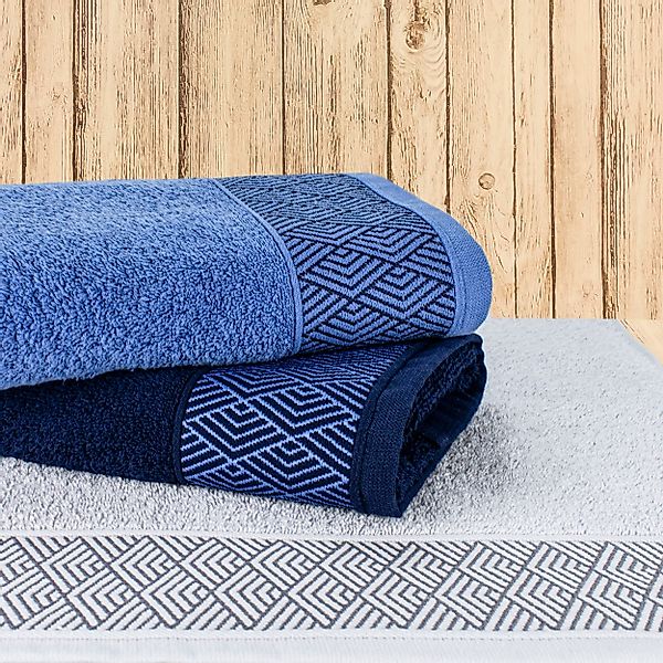 Möve for frottana Duschtuch Geometry, Walkfrottier günstig online kaufen