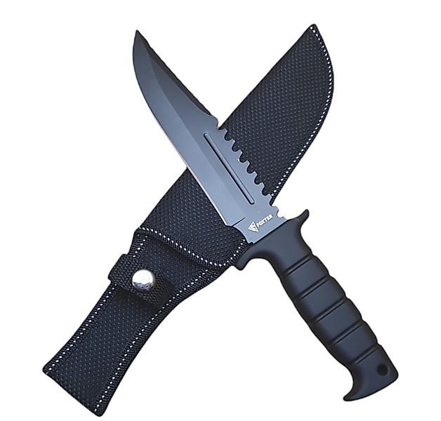 Foxter Universalmesser Taktisches Jagdmesser 29cm mit Clip-Point-Klinge, Sä günstig online kaufen