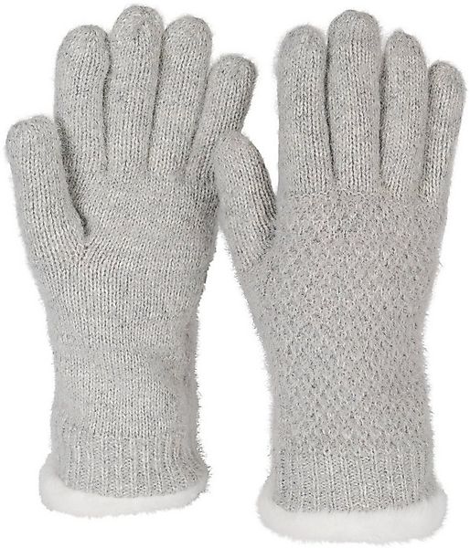 styleBREAKER Strickhandschuhe Strickhandschuhe mit Reiskornmuster und Fleec günstig online kaufen