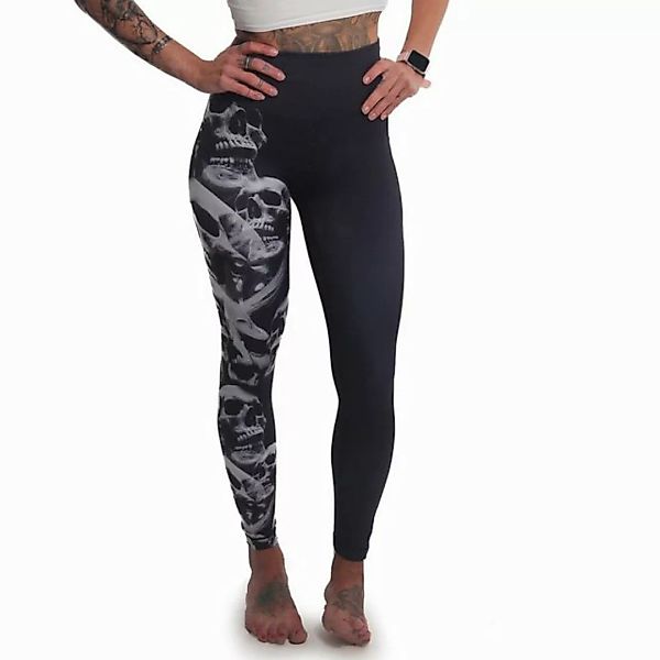 YAKUZA Leggings Graveyard mit mittelhohem Bund und Beintasche günstig online kaufen