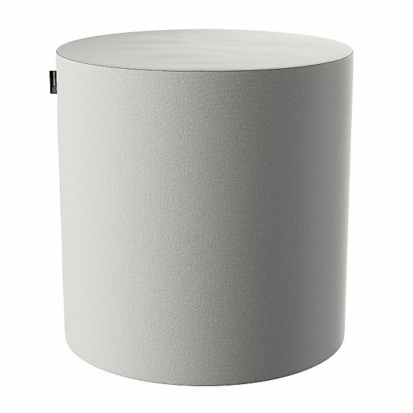 Pouf Barrel, hellgrau, ø40 cm x 40 cm, Etna (705-90) günstig online kaufen