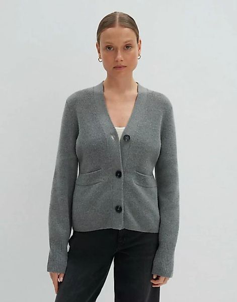 someday Strickjacke Timila leicht tailliert normale Länge Rippstrick günstig online kaufen