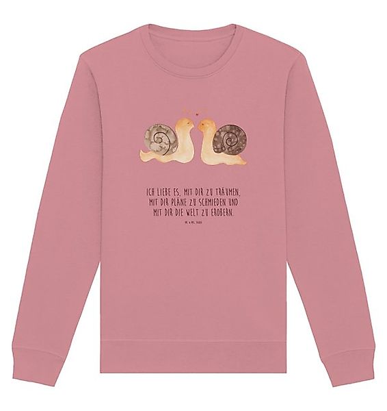 Mr. & Mrs. Panda Longpullover Schnecken Liebe Größe S - Canyon Pink - Gesch günstig online kaufen
