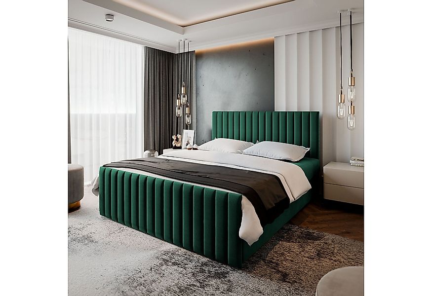 Masseno Boxbett ARION 160x200 cm mit Bonell Matratze und Topper günstig online kaufen