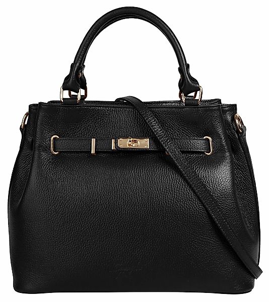 Samantha Look Henkeltasche echt Leder, Made in Italy, geräumige Henkeltasch günstig online kaufen