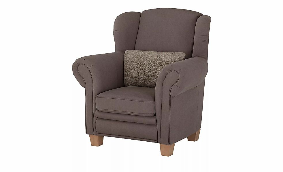 Sessel  Charlene ¦ braun ¦ Maße (cm): B: 95 H: 105 T: 86.0 Polstermöbel > S günstig online kaufen