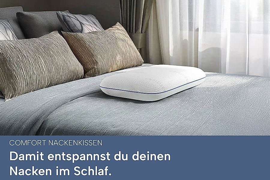 casimum Nackenstützkissen COMFORT Nackenkissen klassische Form & große Lieg günstig online kaufen