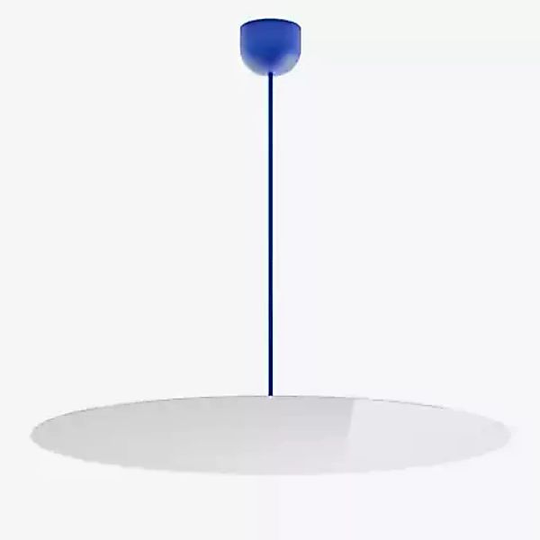 Luceplan Millimetro Pendelleuchte LED, blau/blau - H. 73 cm - ø85 - Phasend günstig online kaufen