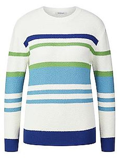 Rundhals-Pullover Peter Hahn blau günstig online kaufen