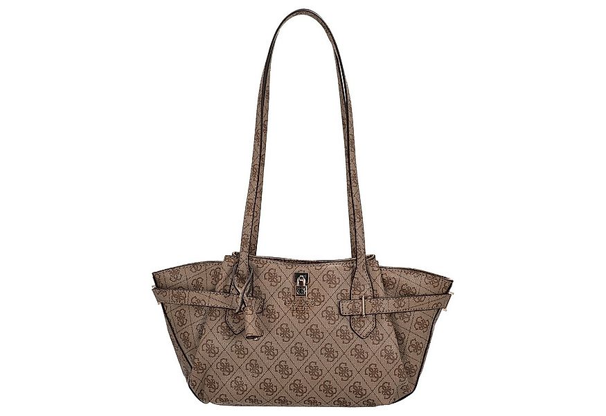 Guess Umhängetasche Yesba Girlfriend - Schultertasche (latte logo) günstig online kaufen