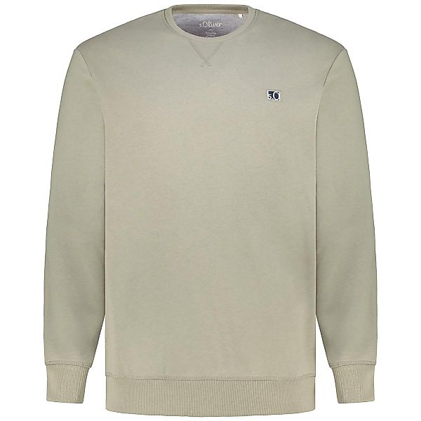 s.Oliver Sweatshirt aus Baumwollmischung Farbe grün Größe: 4XL günstig online kaufen
